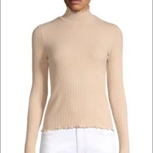 3x1 nude pink turtleneck